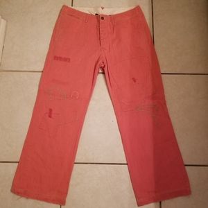 Ralph Lauren vintage salmon patchwork pants